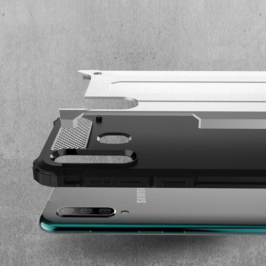 Hoes voor Samsung Galaxy A50s A507 / A30s A307 / A50 A505, Techsuit, Hybrid Armor, Zwart
