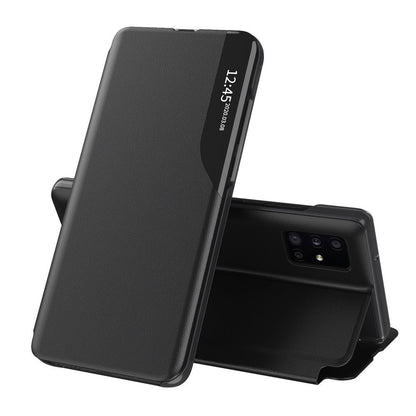 Hoes voor Samsung Galaxy A51 A515, Techsuit, eFold, Zwart