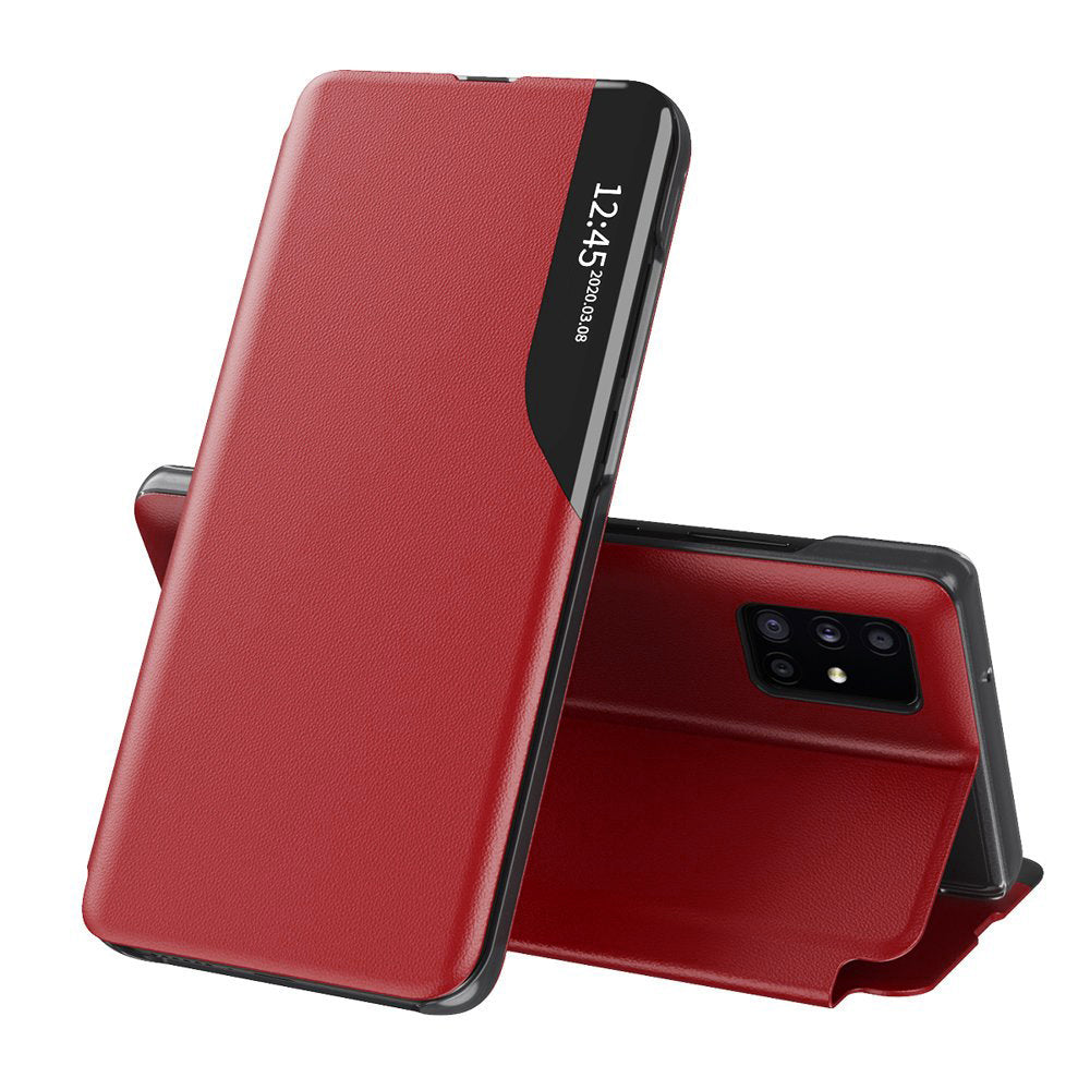 Hoes voor Samsung Galaxy A51 A515, Techsuit, eFold, Rood