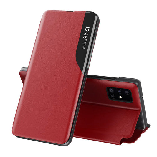 Hoes voor Samsung Galaxy A51 A515, Techsuit, eFold, Rood