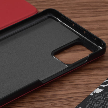 Hoes voor Samsung Galaxy A51 A515, Techsuit, eFold, Rood