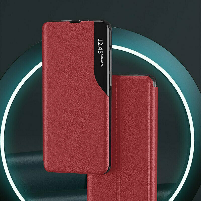 Hoes voor Samsung Galaxy A51 A515, Techsuit, eFold, Rood