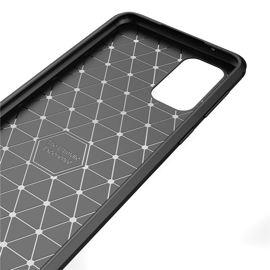 Hoes voor Samsung Galaxy A52s 5G A528 / A52 5G A526 / A52 A525, Techsuit, Carbon, Zwart