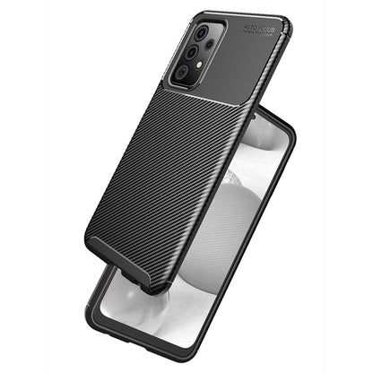 Hoes voor Samsung Galaxy A52s 5G A528 / A52 5G A526 / A52 A525, Techsuit, CarbonFiber, Zwart
