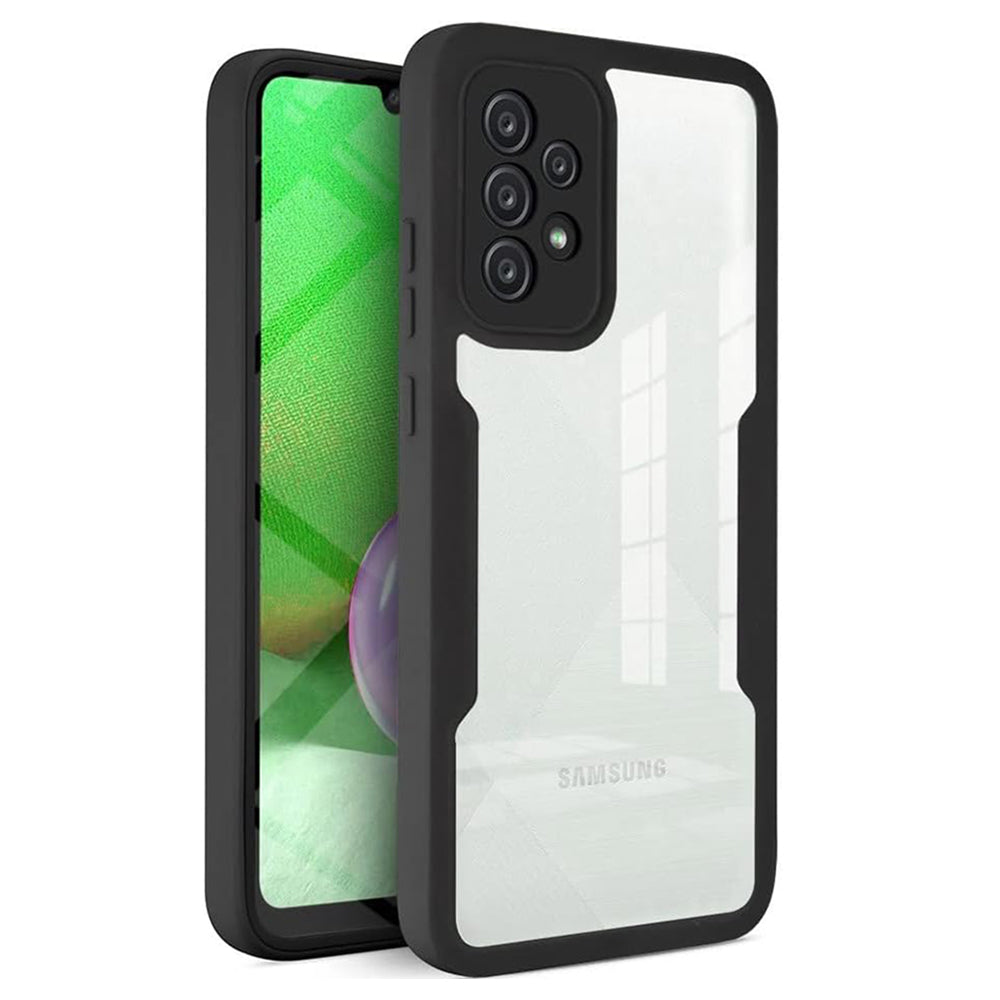 Hoes voor Samsung Galaxy A52s 5G A528 / A52 5G A526 / A52 A525, Techsuit, ColorVerse 360, Zwart