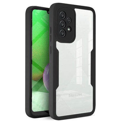 Hoes voor Samsung Galaxy A52s 5G A528 / A52 5G A526 / A52 A525, Techsuit, ColorVerse 360, Zwart