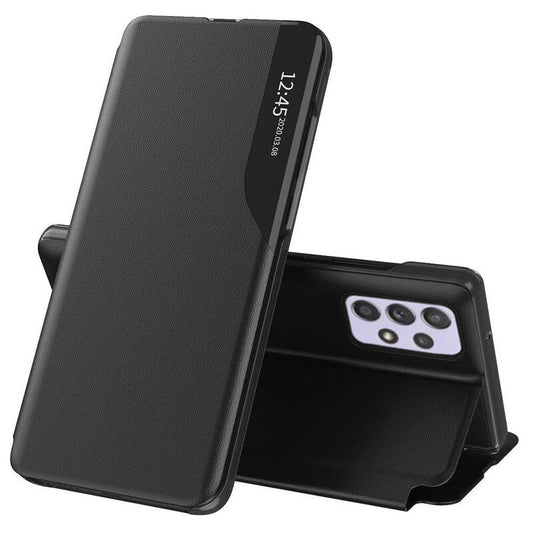 Hoes voor Samsung Galaxy A52s 5G A528 / A52 5G A526 / A52 A525, Techsuit, eFold, Zwart