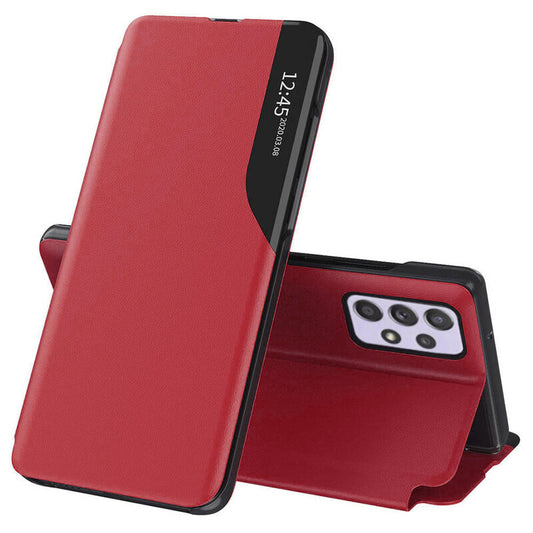Hoes voor Samsung Galaxy A52s 5G A528 / A52 5G A526 / A52 A525, Techsuit, eFold, Rood