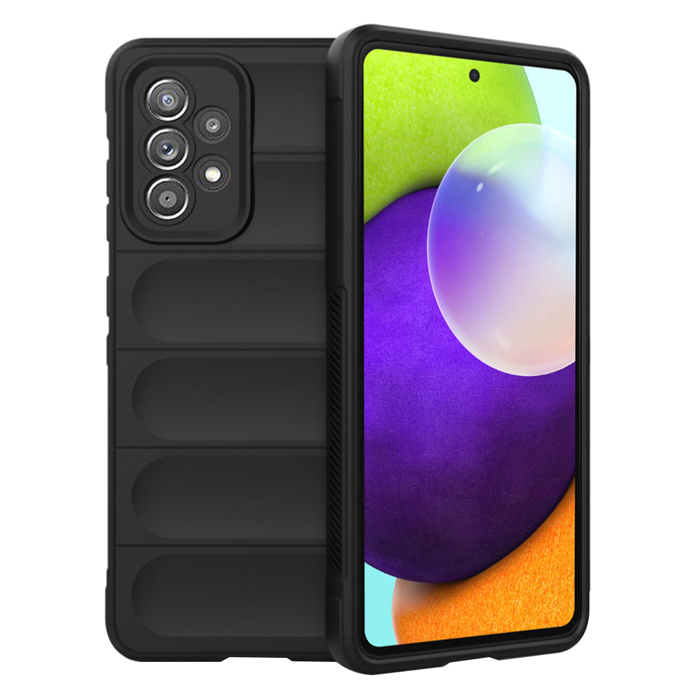 Hoesje voor Samsung Galaxy A52s 5G A528 / A52 5G A526 / A52 A525, Techsuit, Magic Shield, Zwart