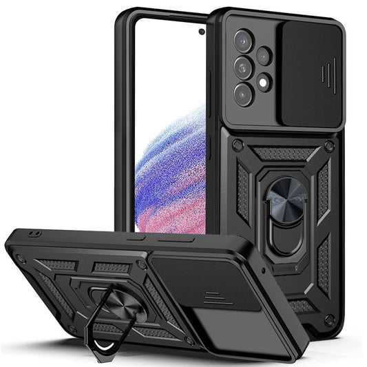 Hoes voor Samsung Galaxy A53 5G A536, Techsuit, CamShield, Zwart