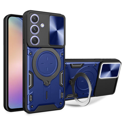 Hoes voor Samsung Galaxy A54 A546, Techsuit, CamGuard Pro, Blauw