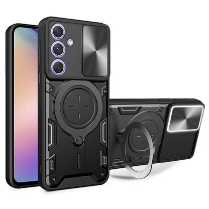 Hoes voor Samsung Galaxy A54 A546, Techsuit, CamGuard Pro, Zwart