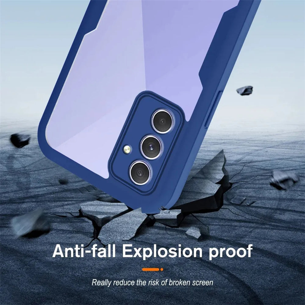 Hoes voor Samsung Galaxy A54 A546, Techsuit, ColorVerse 360, Blauw