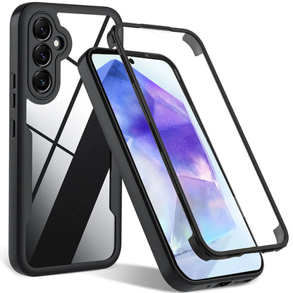 Case for Samsung Galaxy A54 A546, Techsuit, ColorVerse 360, Black