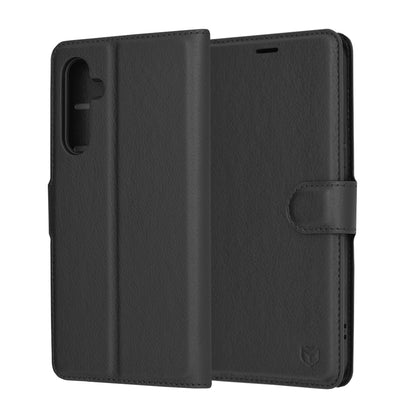 Case for Samsung Galaxy A54 A546, Techsuit, Leather Folio, Black