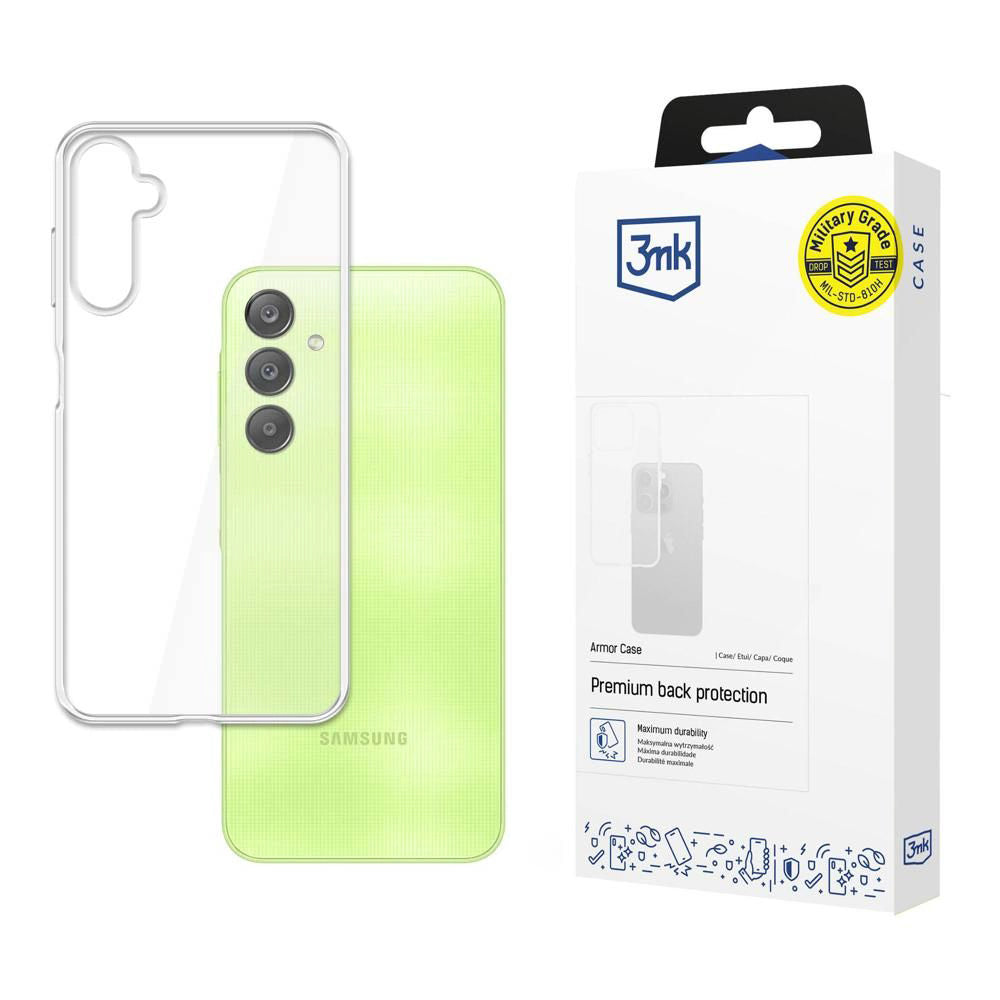 Hoesje voor Samsung Galaxy A55 5G A556, 3MK, Armor, Transparant