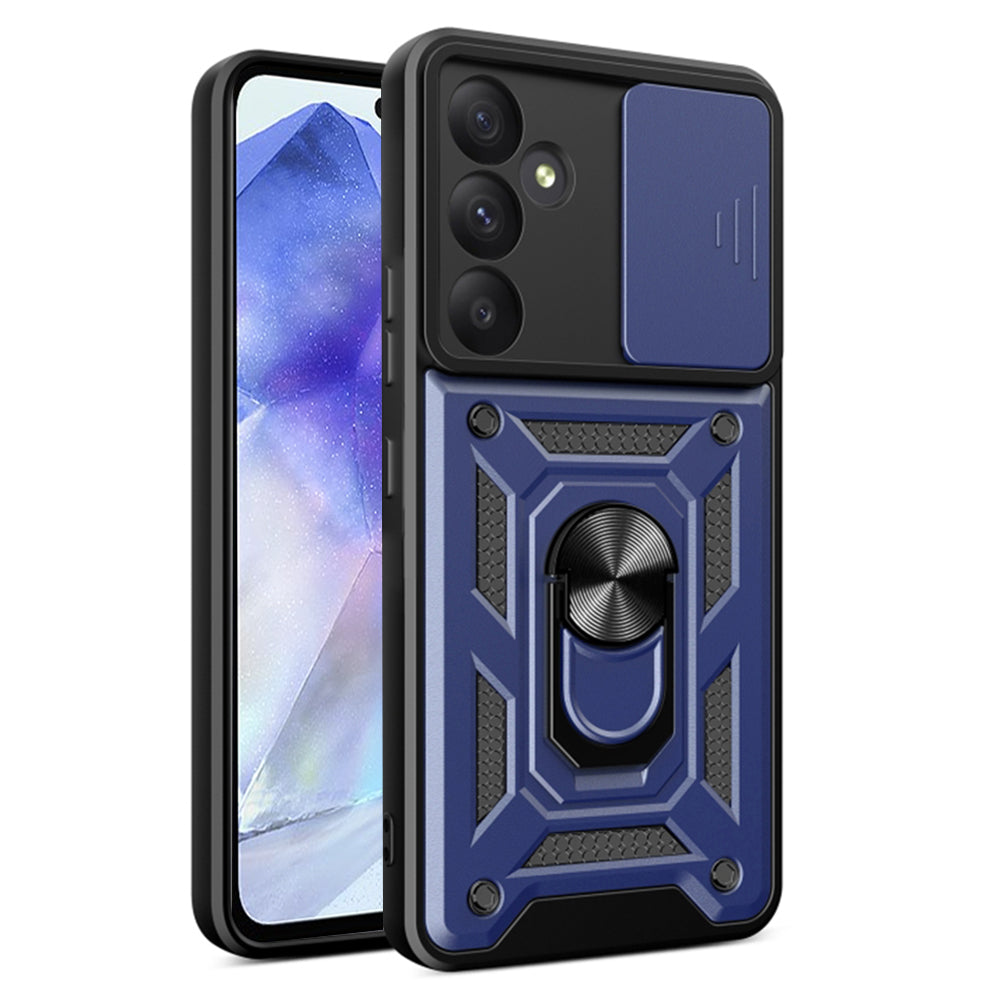 Case for Samsung Galaxy A55 5G A556, Techsuit, CamShield, Blue