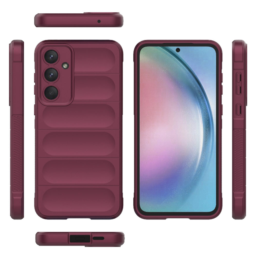 Hoesje voor Samsung Galaxy A55 5G A556, Techsuit, Magic Shield, Paars