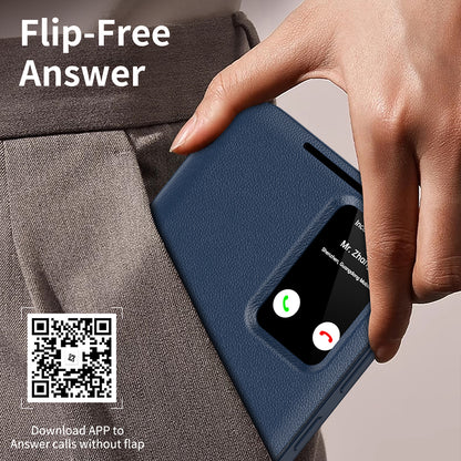 Case for Samsung Galaxy A55 5G A556, Techsuit, SmartView, Blue