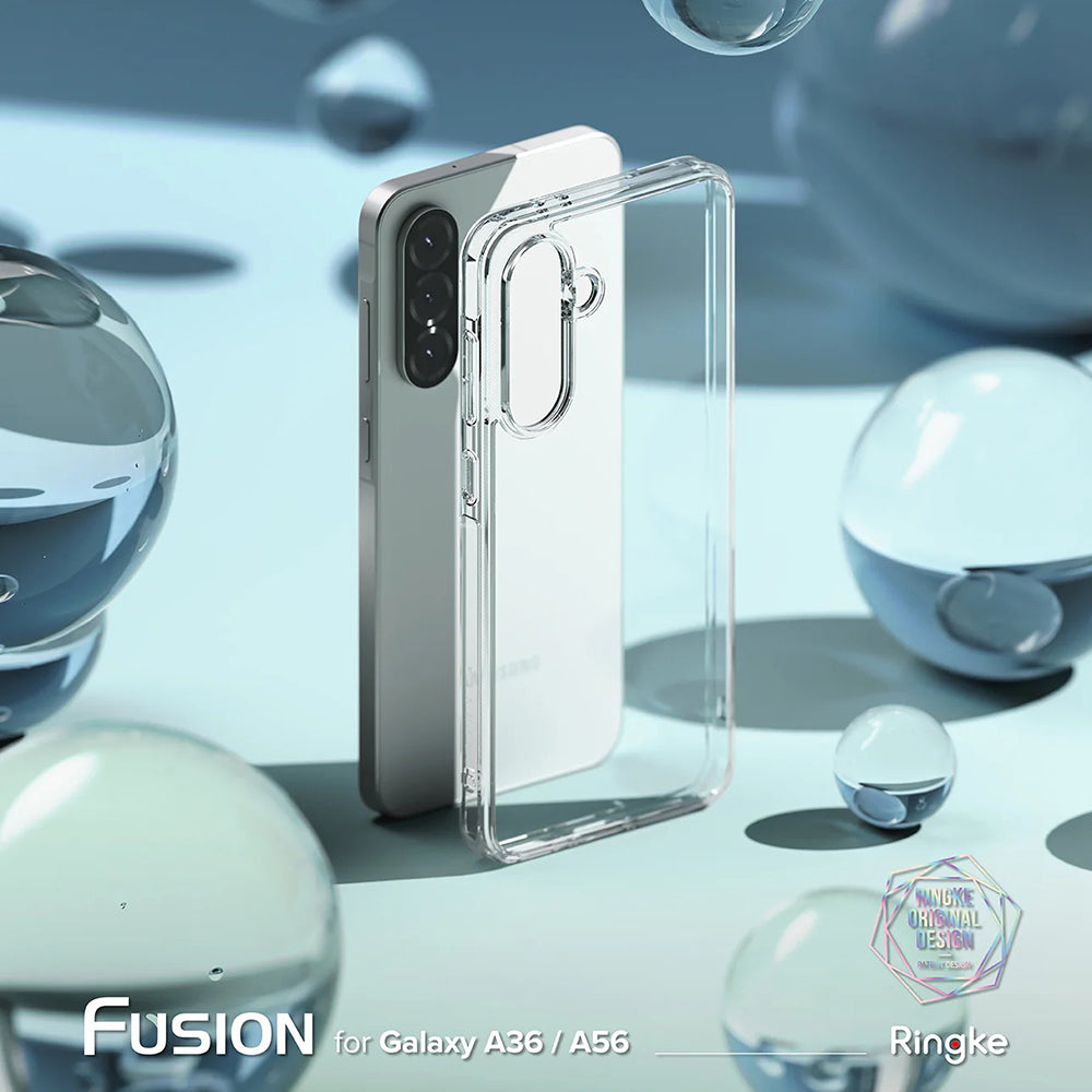 Hoesje voor Samsung Galaxy A56 A566 / A36 A366, Ringke, Fusion, Transparant