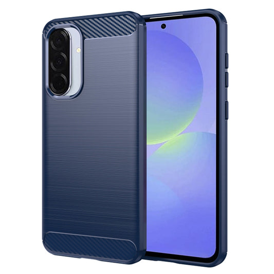 Hoes voor Samsung Galaxy A56 A566 / A36 A366, Techsuit, Carbon, Blauw