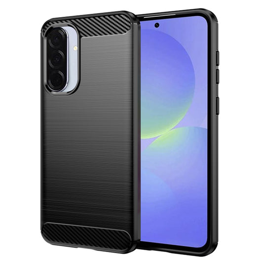Hoes voor Samsung Galaxy A56 A566 / A36 A366, Techsuit, Carbon, Zwart