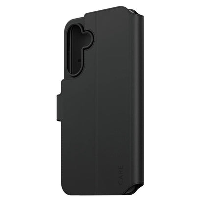 Hoes voor Samsung Galaxy A56 A566, PanzerGlass, Care Feature Kickstand Wallet, Zwart