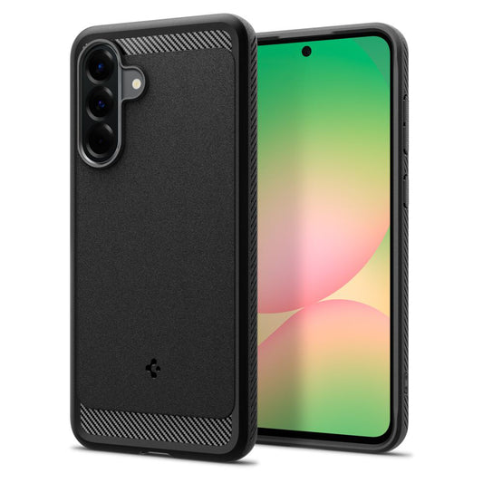 Case for Samsung Galaxy A56 A566, Spigen, Rugged Armor, Black ACS09225