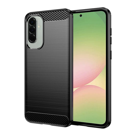 Hoes voor Samsung Galaxy A56 A566, Techsuit, Carbon, Zwart