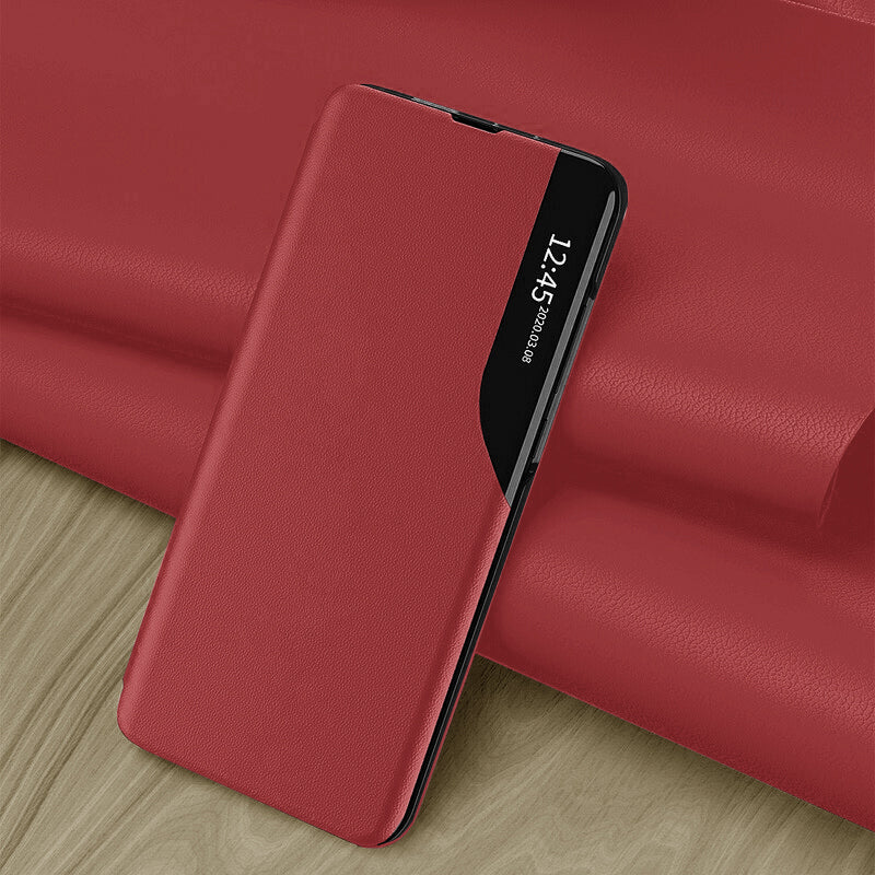 Hoes voor Samsung Galaxy A56 A566, Techsuit, eFold, Rood