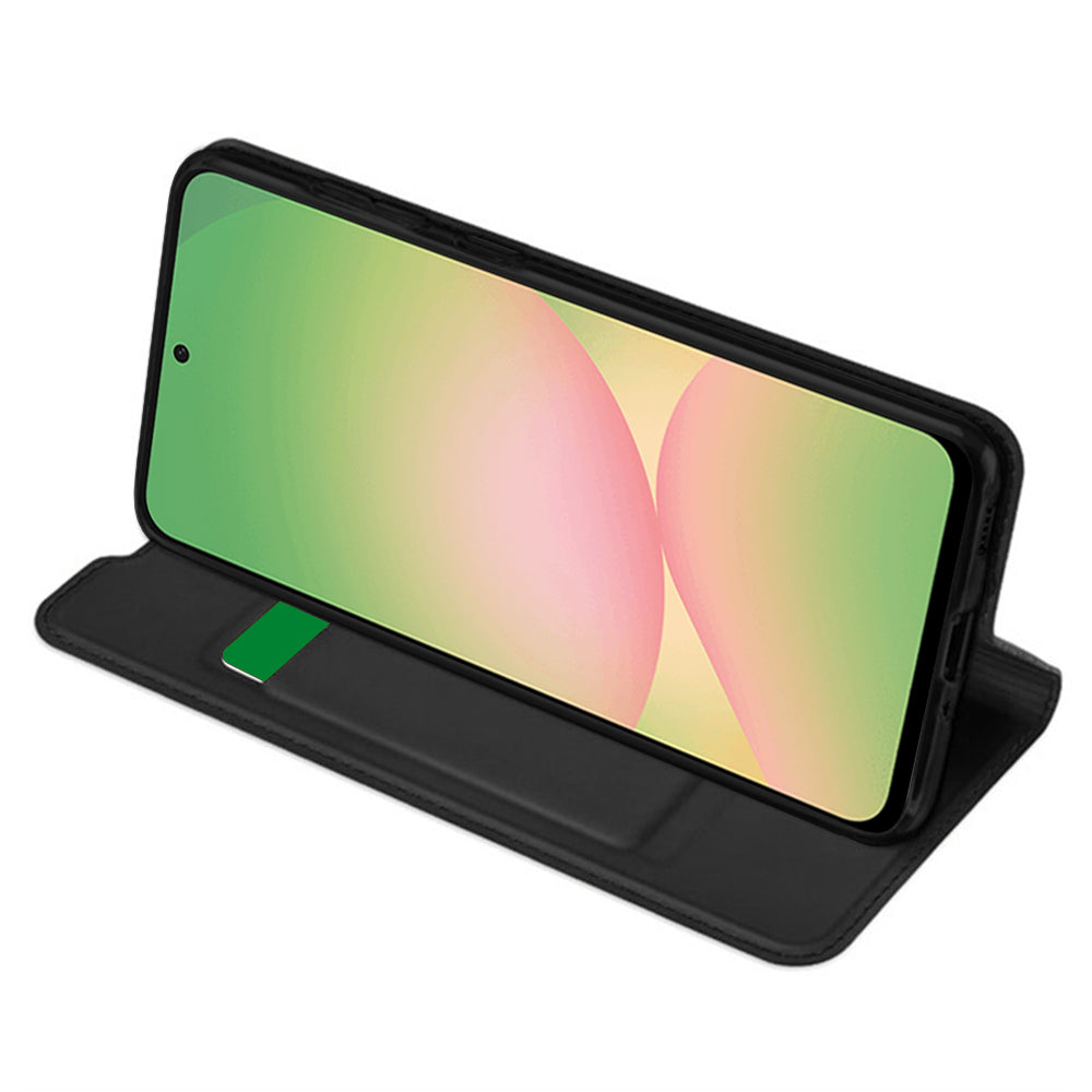Hoes voor Samsung Galaxy A56 A566, Techsuit, Magskin Book, Zwart