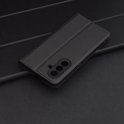 Hoes voor Samsung Galaxy A56 A566, Techsuit, Magskin Book, Zwart