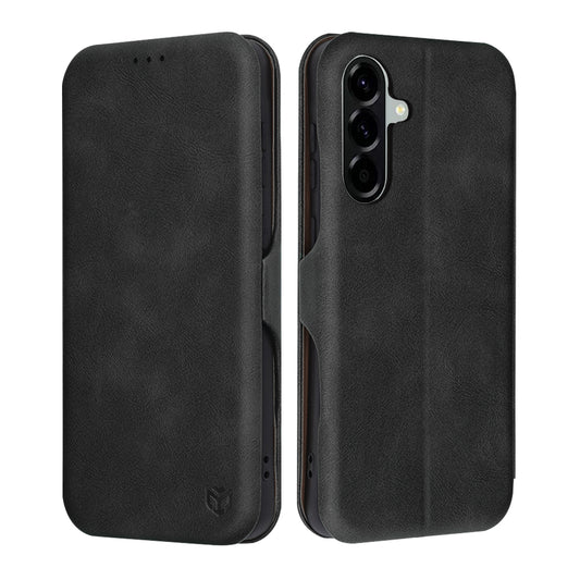 Hoes voor Samsung Galaxy A56 A566, Techsuit, Safe Wallet Plus, Zwart