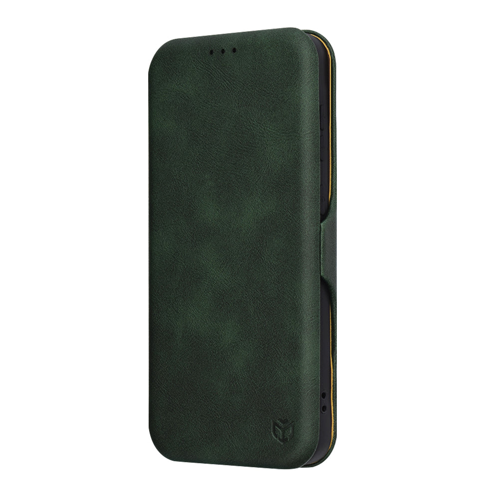 Hoes voor Samsung Galaxy A56 A566, Techsuit, Safe Wallet Plus, Groen