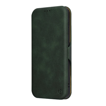 Hoes voor Samsung Galaxy A56 A566, Techsuit, Safe Wallet Plus, Groen