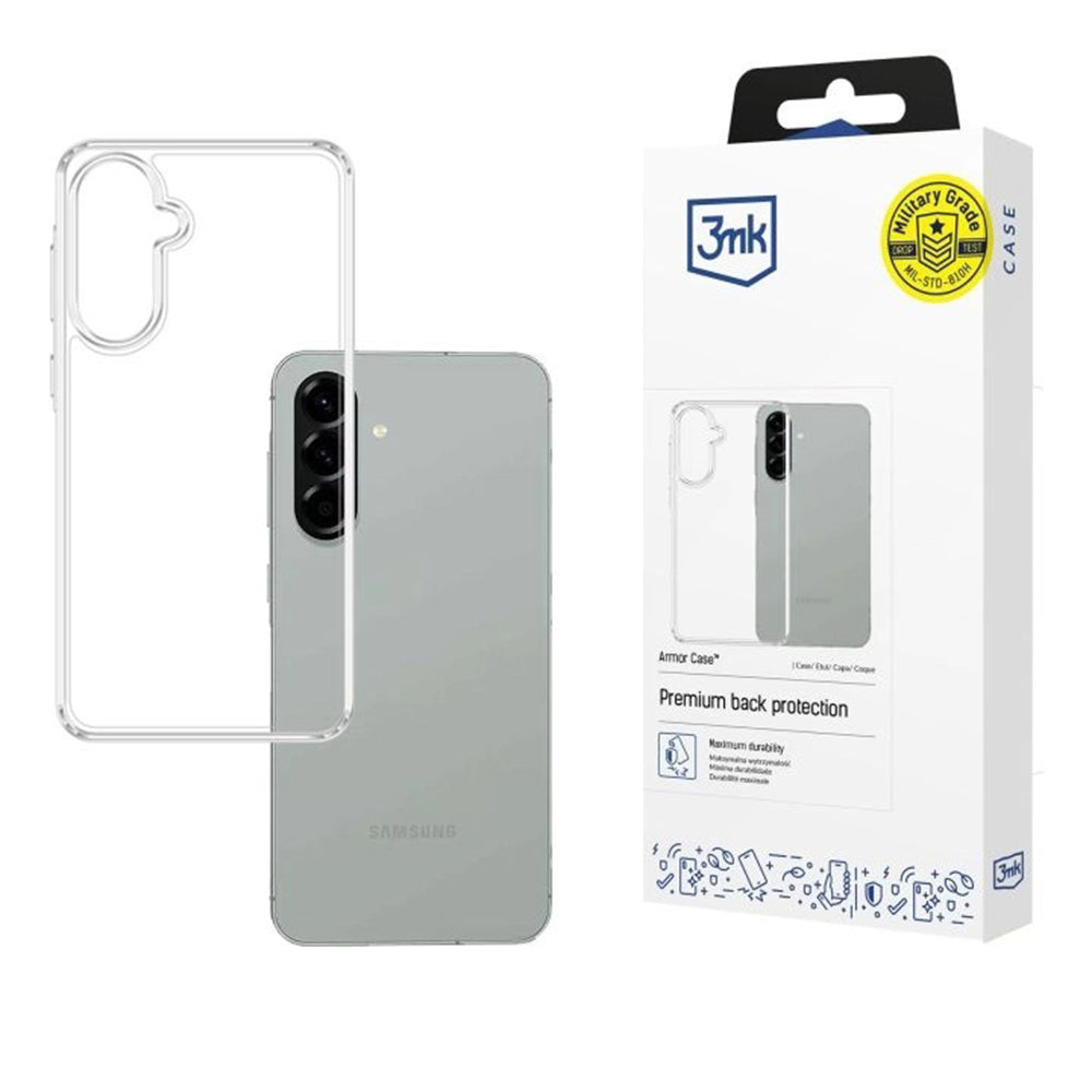Hoes voor Samsung Galaxy A57 5G, 3MK, Armor, Transparant