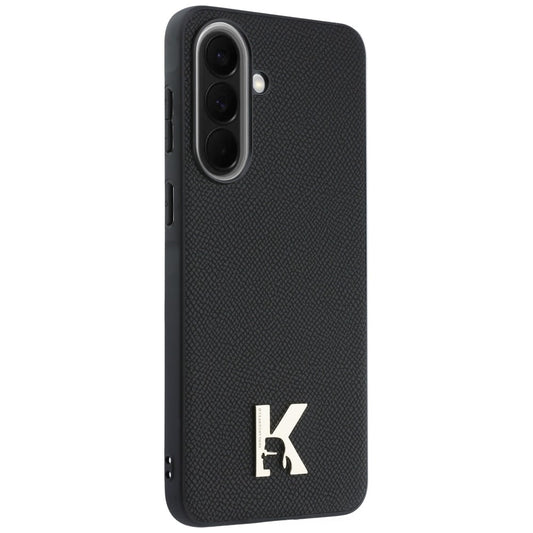 Hoes voor Samsung Galaxy A57 5G, Karl Lagerfeld, Karl Head Logo, Zwart