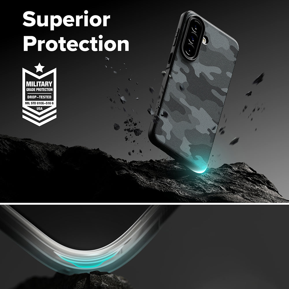 Hoes voor Samsung Galaxy A57 5G, Ringke, Onyx, Camouflage