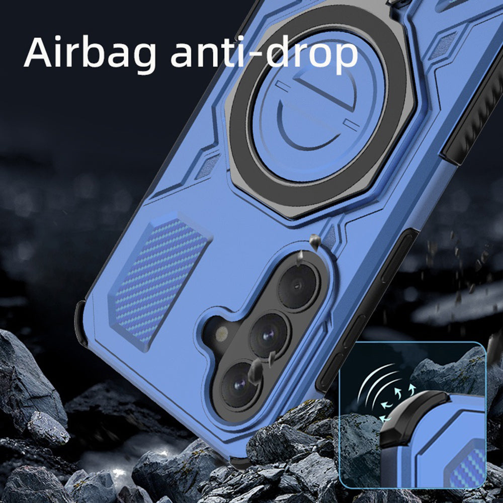 Hoes voor Samsung Galaxy A57 5G, Techsuit, Carbon Shield Pro, Wit