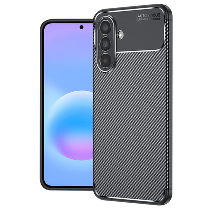 Hoes voor Samsung Galaxy A57 5G, Techsuit, CarbonFiber, Zwart
