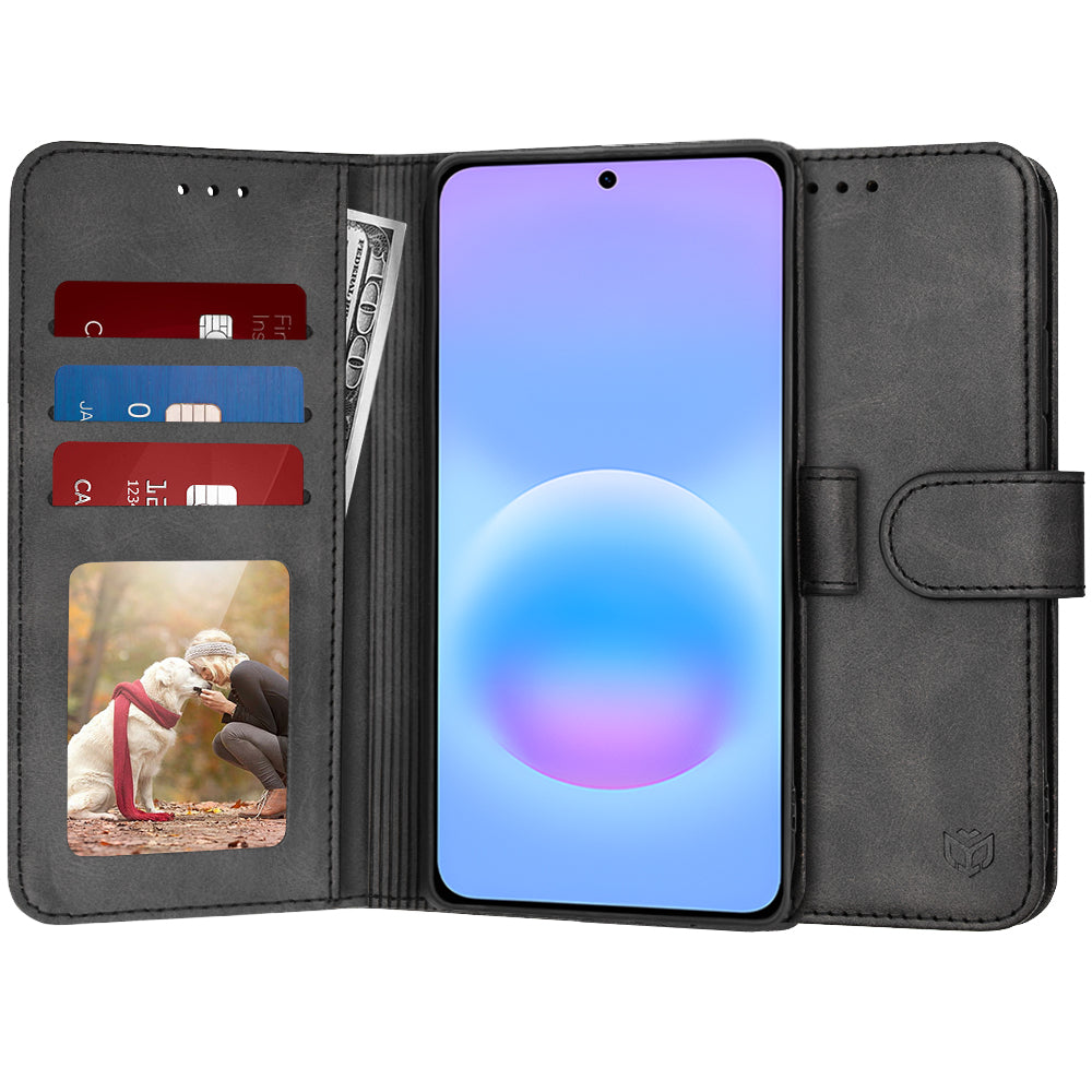 Hoes voor Samsung Galaxy A57 5G, Techsuit, Diary Book, Zwart
