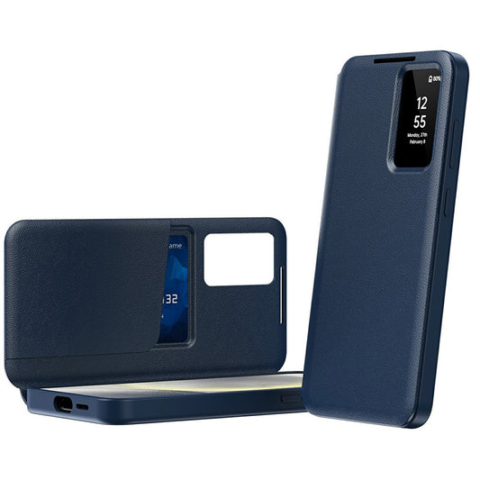 Hoes voor Samsung Galaxy A57 5G, Techsuit, SmartView, Blauw