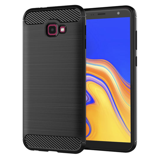 Hoes voor Samsung Galaxy J4 Plus (2018) J415, Techsuit, Carbon, Zwart