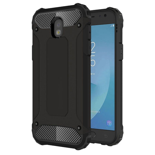 Hoes voor Samsung Galaxy J5 (2017) J530, Techsuit, Hybrid Armor, Zwart