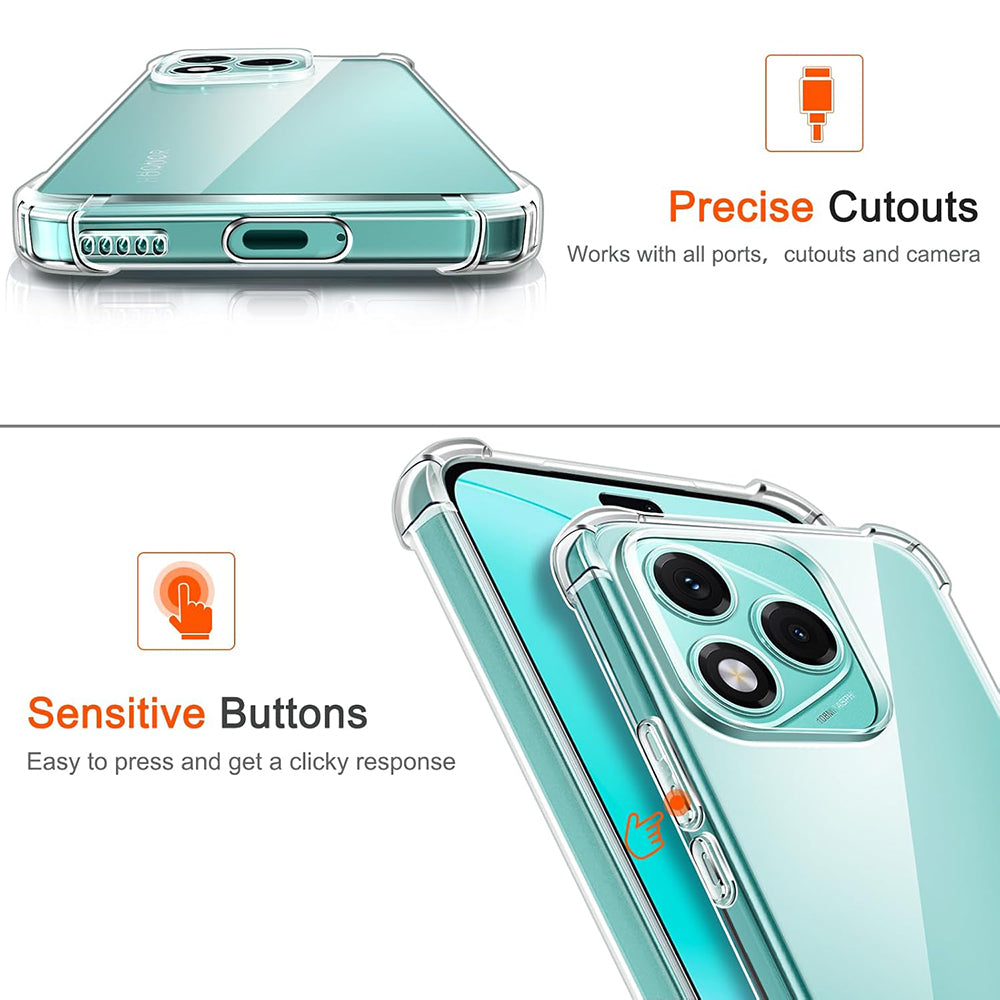 Hoes voor Samsung Galaxy M56 M566, Techsuit, Schokbestendig Helder, Transparant