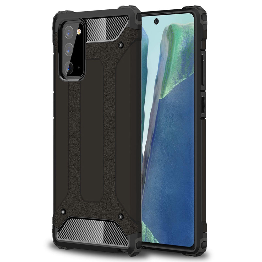 Hoes voor Samsung Galaxy Note 20 5G N981 / Note 20 N980, Techsuit, Hybrid Armor, Zwart