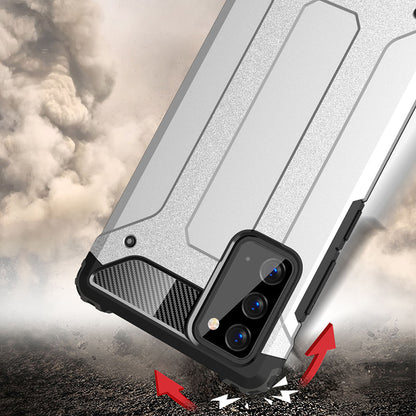 Hoes voor Samsung Galaxy Note 20 5G N981 / Note 20 N980, Techsuit, Hybrid Armor, Zwart