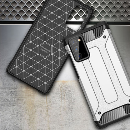 Hoes voor Samsung Galaxy Note 20 5G N981 / Note 20 N980, Techsuit, Hybrid Armor, Zwart