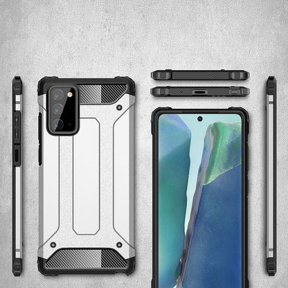 Hoes voor Samsung Galaxy Note 20 5G N981 / Note 20 N980, Techsuit, Hybrid Armor, Zwart