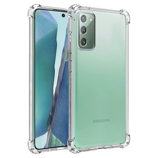 Hoes voor Samsung Galaxy Note 20 5G N981 / Note 20 N980, Techsuit, Schokbestendig Transparant